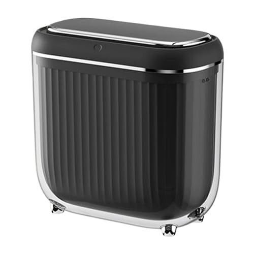 Cubo de basura automático de plástico delgado que elimina olores en el baño