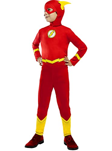 Funidelia | Costume Flash UFFICIALE per bambino taglia 5-6 anni Supereroi, DC Comics, Justice League - Multicolore