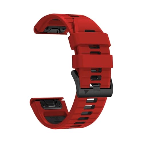 QuickFit 22mm 26mm VRc[g[Xgbv Fenix 7X 7 6X Pro Epix Pro Gen 2 47mm 51mm//Fenix 6Pro 5X 5Plus vohƌ݊܂(Red Black,Quick