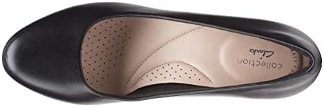 Clarks womens Ambyr Joy Pump, Black Leather, 7 US | Image 7