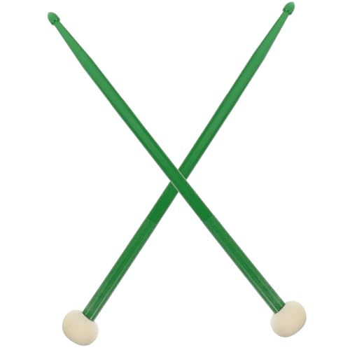 Baquetas de doble punta para percusión estudiantes color verde miniatura 1