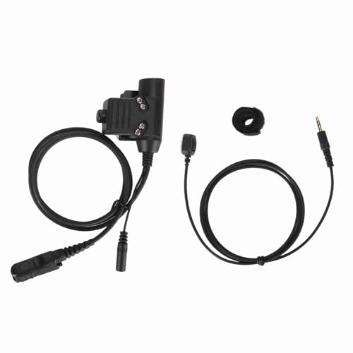 Nutriess Walkie Talkie Headset U94 PTT Handheld 2 Way Radio Unilateral Headphone�V���O���T�C�h�C���s�[�X�}�C�NXIR P6600 P6620���K�ȃt�B�b�g�N���A�T�E���h�i��