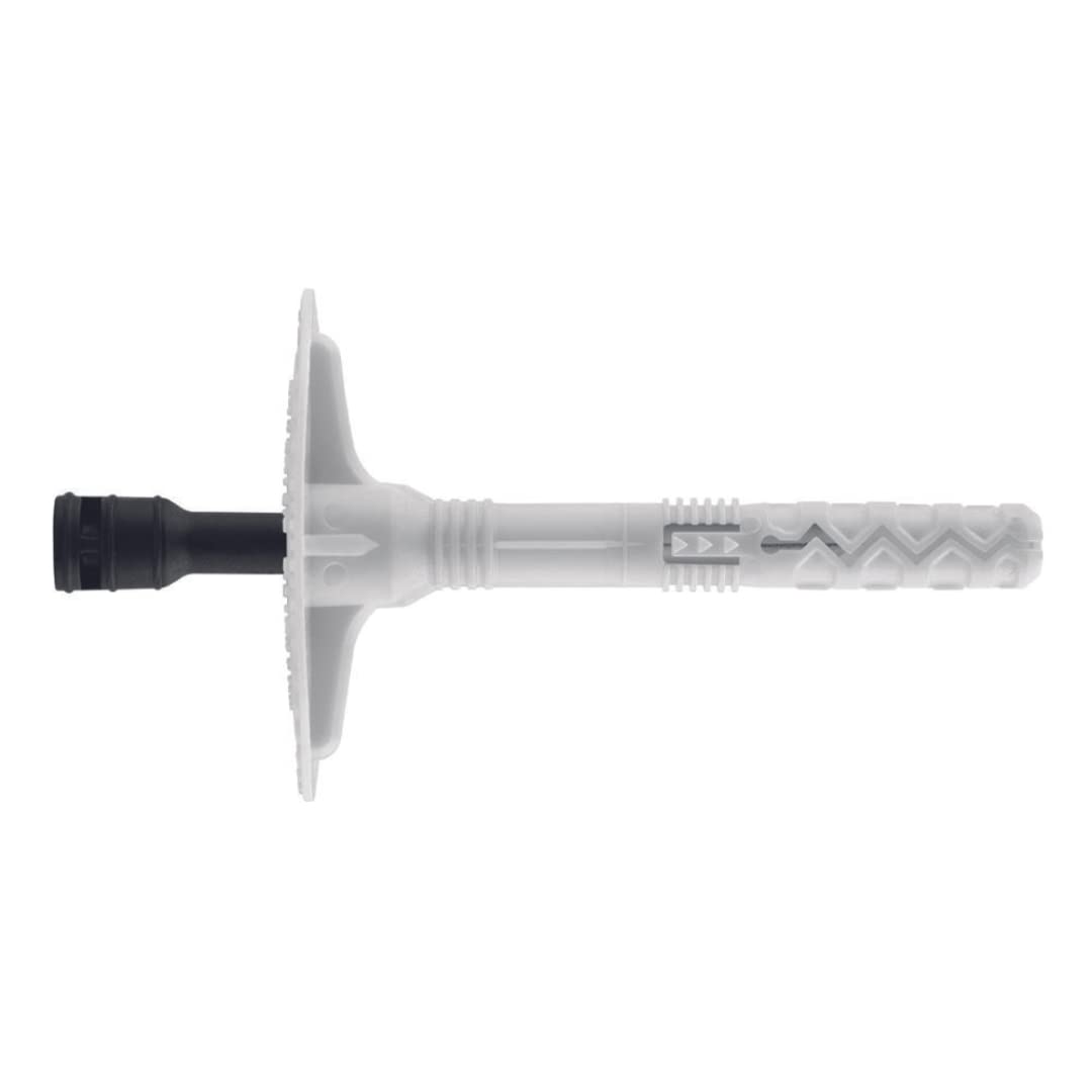 INDEX A PERFECT FIXING - AISS10140 【AIS-S】Kołek z metalowym gwoździem do mechanicznego mocowania paneli izolacyjnych i rehabilitacji elewacji (SATE), homologowany ETA, Ø10 x 140 mm, Pudełko 200 sztuk
