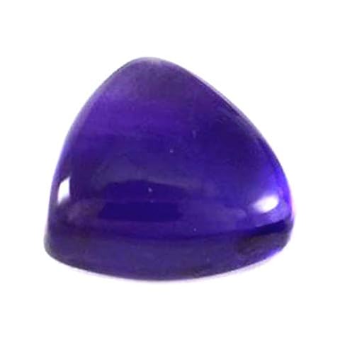 Jewelryonclick Natural Cabochon Amethyst 4X4 mm Trillion Shape Loose Gemstone For Jewelry Making Stone Cover