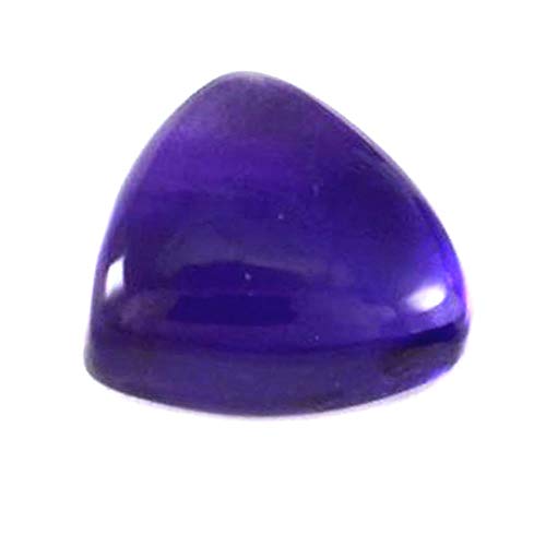 55Carat Natural Amethyst 4X4 Mm Cabochon Cut Loose Gemstone Trillion Shape Stone For Astrological Purpose-2020-55Ctmullg14-01-A #TOP25