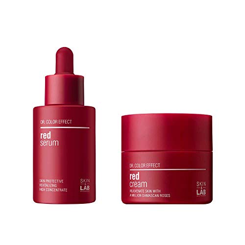 [SKIN&LAB] red serum and cream set, antioxidant, tightening, vitalizing, healthy skin