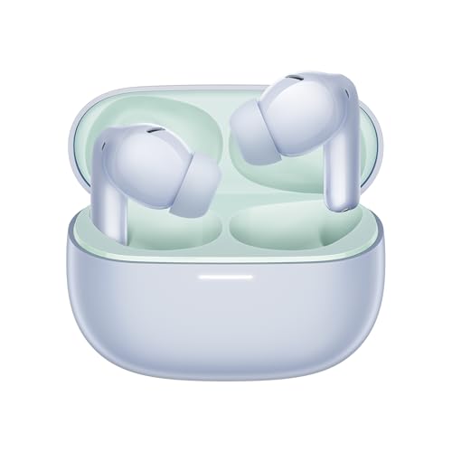Xiaomi Redmi Buds 5 Pro, fones de ouvido Bluetooth, áudio imersivo integrado, qualidade de áudio de alta resolução, cancelamento de ruído ativo, controles de toque (Roxo)
