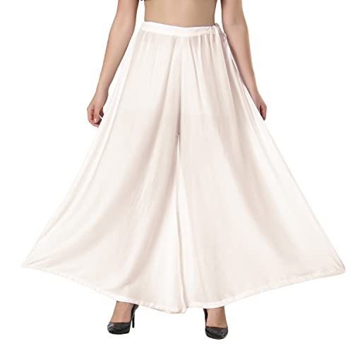 Image of Super Soft Flared Solid Rayon Sharara In 10 Attractive Colours For Women's And Girl's