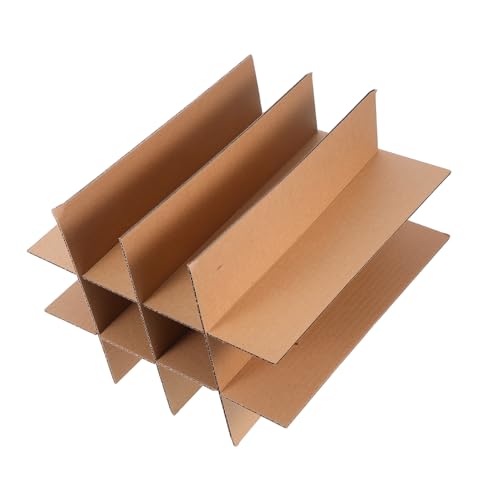 KICHOUSE Wine Carton Partition Cardboard Dividers for Boxes Moving Box Dividers Cardboard Wine Paper Partition Inserts for Shipping