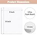 Golden State Art, Acid Free 5 Pack 11x14 White Foam Boards Foam Core Poster Board, 1/8'' Thick Polystyrene Foam Sheet for Projects, Mounting, Crafts, Art and Presentations