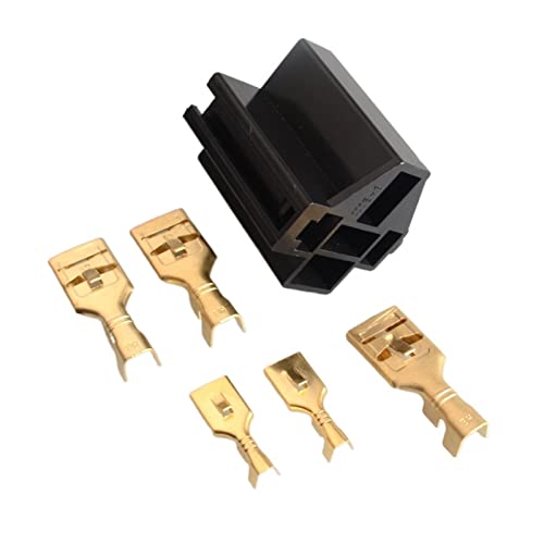 Relais 5 broches auto avec support de prise et 5 bornes pour circuit de véhicule 80A - 5