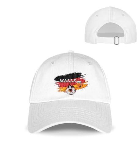 Casquette de baseball Malle blanche brodée idéale pour le sport et les sorties estivales
