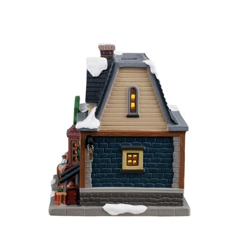 Lemax Leo's Leatherworks & Repairs, Lighted Buildings, #55328 - Image 4