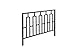 Monarch Specialties I 2616Q, Headboard or Footboard, Queen or Full, Satin Black, 60"L