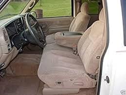 Durafit Seat Covers Made to Fit 1995-2000 Chevy Silverado, Tahoe and GMC Sierra Front 60/40 Split Seat with Opening Center Console. Made in Tan Endura