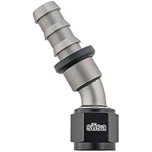 Setrab 22-AN12PL12-30 SUSA AN Push Lock Hose End AN12-12, 30 Degree Angle