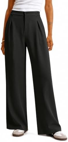 LOMON Womens Wide Leg Dress Pants 2026 Trendy Office Work Trouser...