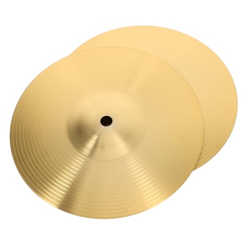 OFFSCH Drum Cymbal Set 2pcs 8 Inch Crash Cymbals and Metal Construction for Jazz Drum Use