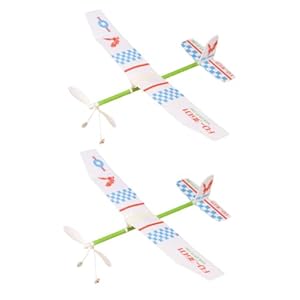 Abaodam 2Stücke Gummiband Segelflugzeug Modellbausatz