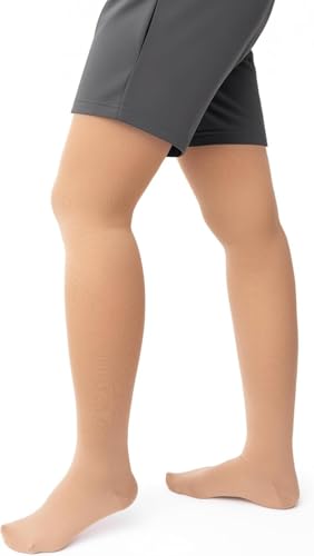Image of Smart Compression Thigh High Socks 20-30 mmHg, Closed Toe for Women & Men