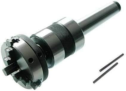REVOLVING Live Center MT2 Threaded M14 X 1 with 65 MM 3 JAW SELFCENTERING Chuck