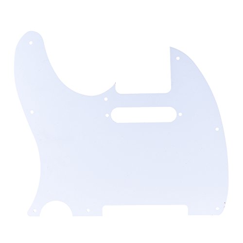 KKmoon Pickguard Pick Guard 4Ply para Telecaster Guitarra elétrica de estilo moderno padrão tartarug