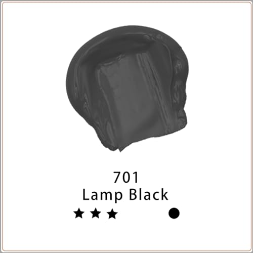 Image of Artecho Lamp Black Acrylic Paint 500ml / 17oz Large Bottle