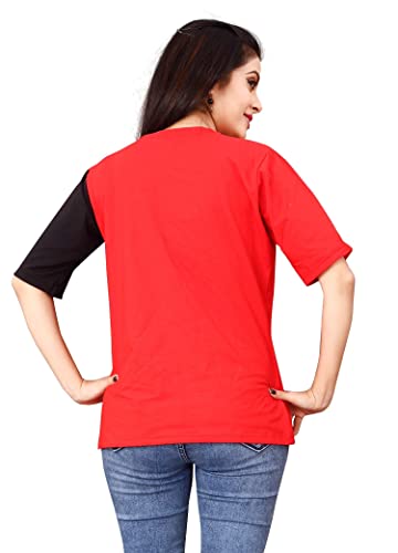 Image of Leriya Fashion Women's Solid Regular Fit T-Shirt