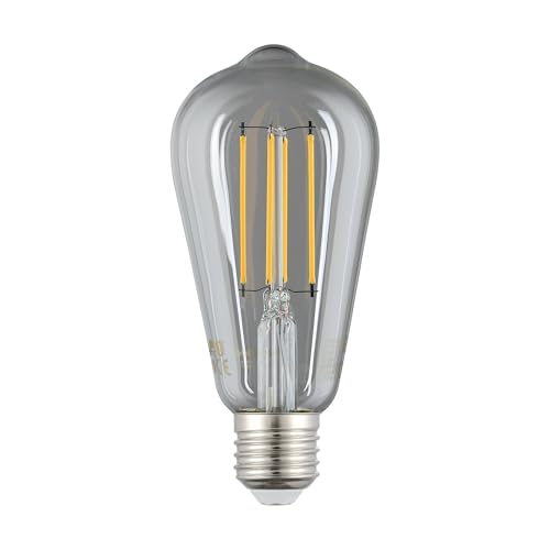 Eglo Connect.z Smart Home E27 LED Filament Light Bulb, ST64, ZigBee, app and Voice Control, dimmable, Warm White, 806 Lumen - Image 2