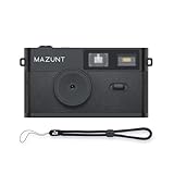 MAZUNT Retro Digitalkamera, 12 MP, bildschirmfreie Vintage-Kamera mit 4 Filtern, Einwegkamera-Ersatz, inkl. 8 GB SD-Karte für tausende Fotos, schwarz