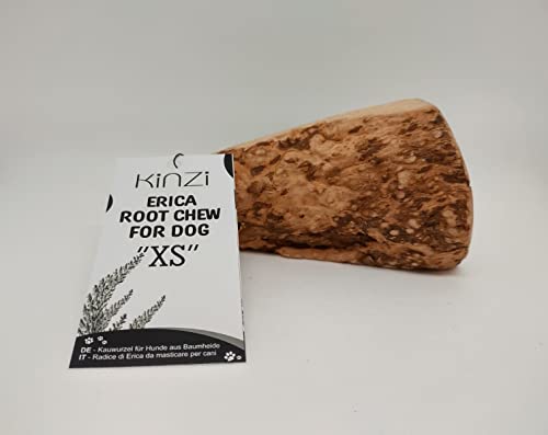 Kinzi Mordedor Raíz de Brezo para Perros Juguete Masticable talla (XS)