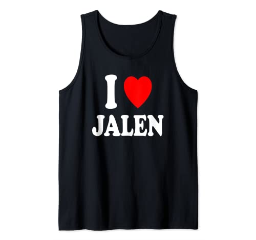 I Heart (Love) Jalen - Pareja a juego Camiseta sin Mangas