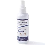 Spray for Hamster Cage – Unscented Odor Control, Hamster Cage Cleaner for Small Animal Habitats, Acrylic/Plastic Compatible, Quick-Clean Formula, Pump Spray Bottle