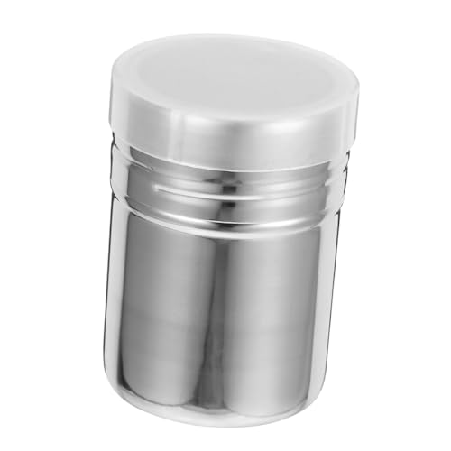 MUSISALY Sugar Dispenser Cooking Tools for Baking Stainless Steel Fine Mesh Shaker Powder Bottle Dredge Shaker for Coffee