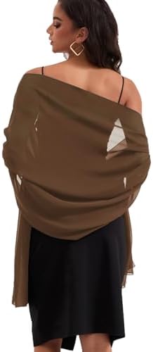 Baoqiya Women's Shawls and Wraps for Evening Dress Chiffon Shawl ...
