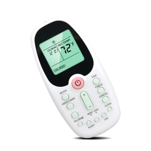 Télécommande pour Midea Comfort-aire écran rétroéclairé clair