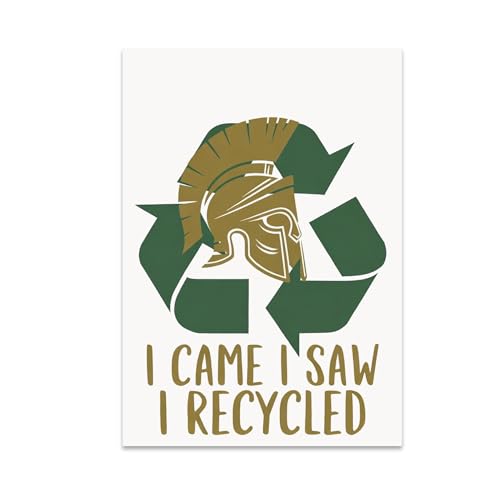 Eco-Conscious Wall Art Poster Print - I Came I Saw