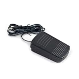 6V Sewing Machine Foot Pedal, Sewing Machine Pedal Controller Hands-Free On/Off switches for Mini & Household Sew Machines 38inch Cable, Safe Momentary Operation, Compatible with 202 Model