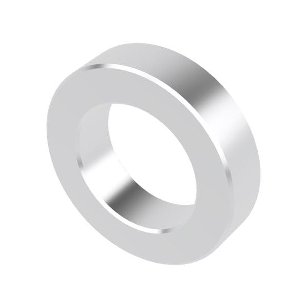 Aluminum Spacer 1/2" OD x 5/16" ID x Many Lengths Round by Metal Spacers Online (1/8" Length, 250) — image 1