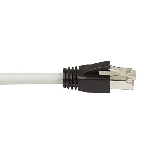 Finished Cat6a Ethernet cable with Logilink RJ-45 connector