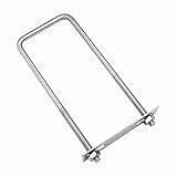 FOCMKEAS 304 Stainless Steel Square U-Bolts 2-3/8