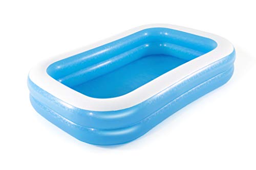 Bestway Family Pool, Pool rechteckig für Kinder, Leicht aufbaubar, Color, 262 x 175 x 51 cm