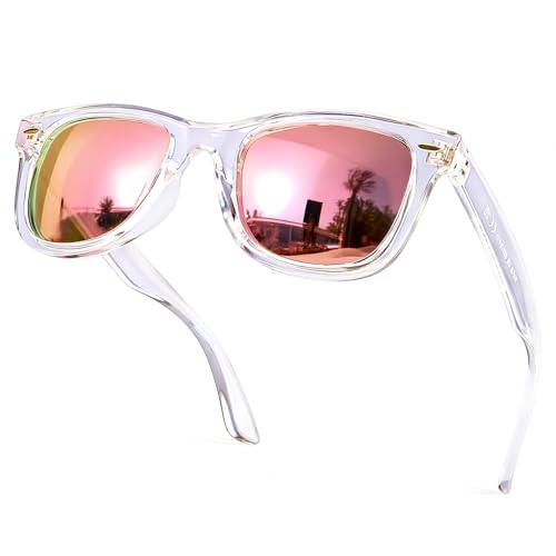 Image of SIPHEW Polarized Sunglasses for Women & Men - UV400 Mirrored Eyewear | Designer Unisex Fashion Sun Glasses w /Medium Fit,Suitable for Any Face Shape,Beach,Everyday Wear