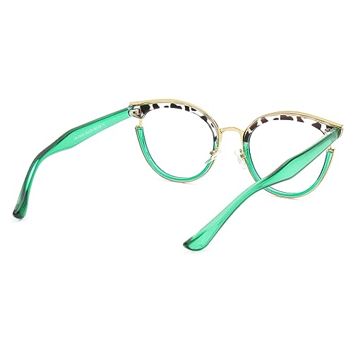 Image of Zeelool Classic Cat Eye Glasses Frame with Non-prescription Clear Lens for Women ZJGT414068