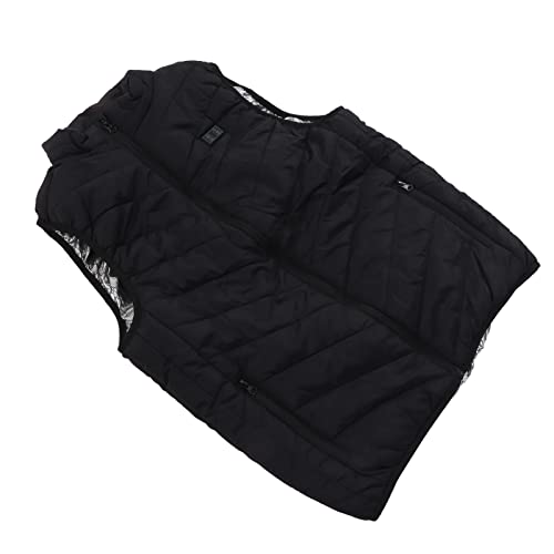 Chaleco térmico impermeable negro 4XL ropa térmica calefactable USB