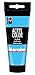 Produktbild Marabu 12010050090 - Acryl Color hellblau 100 ml, cremige Acrylfarbe auf Wasserbasis, schnell trocknend, lichtecht, wasserfest, zum Auftragen mit Pinsel und Schwamm auf Leinwand, Papier und Holz