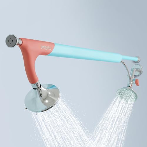 BOONA Double Shower Head with 3 Settings, Easy Install