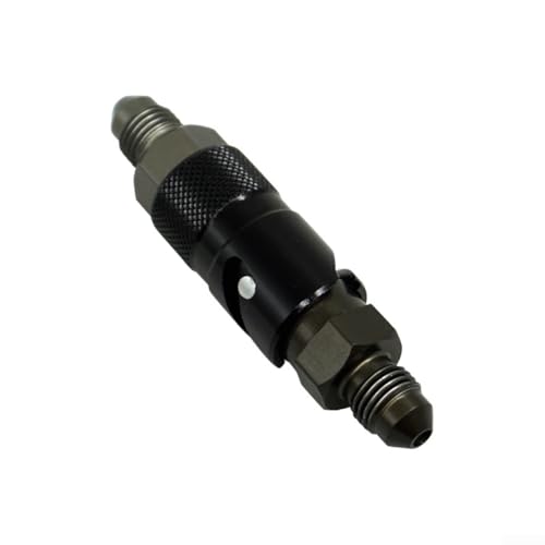 Besttoolifes - CNC Aluminium AN3 Schnellspanner Ölbrecher Fitting für Motorrad-Kraftstoffsysteme mit M10 x 1 0 mm Gewinde für auslaufsicheren und zuverlässigen Kraftstoffleitungsanschluss (schwarz)