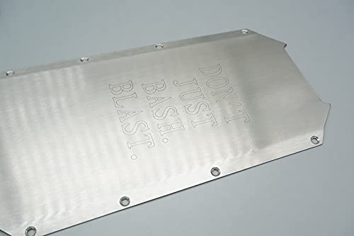 Raidenracing Stainless Steel Chassis Protector Guard Armor Rear Skid Plate Set Fits 1/8 Kraton Exb #TOP6