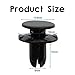 Rydowenna 20pcs Fender Liner Push-Type Retainer Clip Fastener Compatible with Hyundai Kia Equus Genesis Santa Fista 86595-2T500, 1420608250B, black (Rydowenna-865952T500)